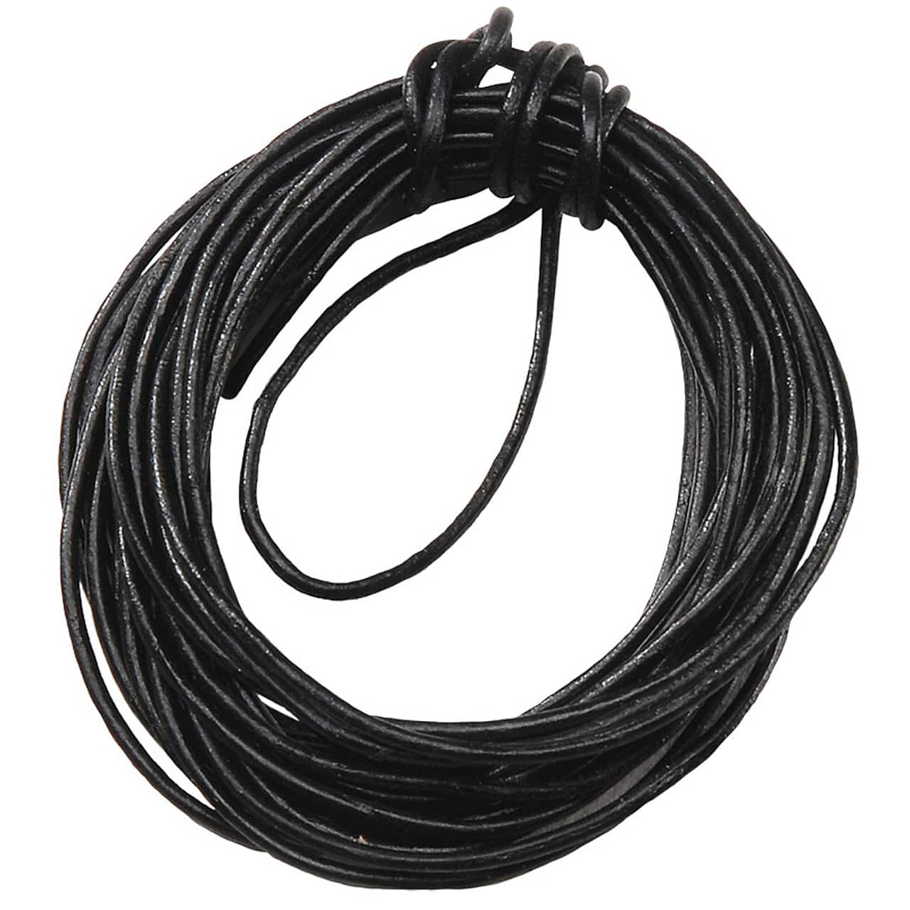 Black Leather Cord by Bead Landing&#x2122;